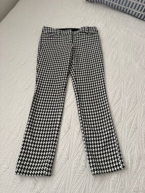 EXPRESS XBlackw & White Houndstooth Trousers